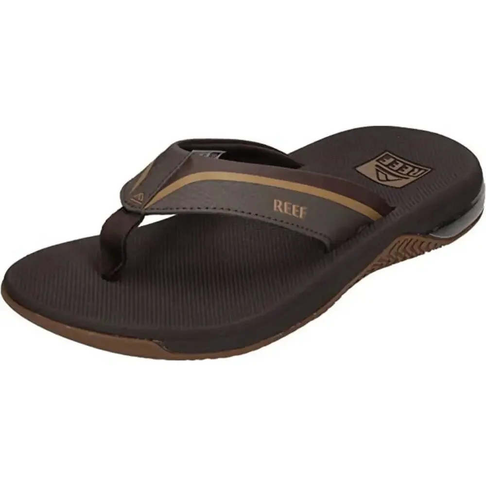 Reef‎ Anchor Sandal Men Size 8 High Arch Support Brown | Gum Beach Thong Sandal